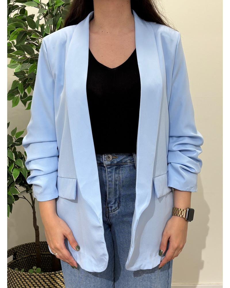 Blazer de Manga Arregaçada