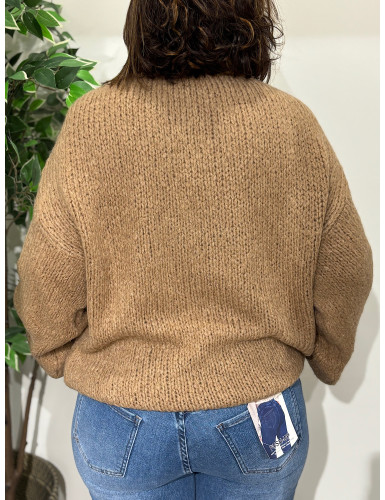 Camisola de malha grossa