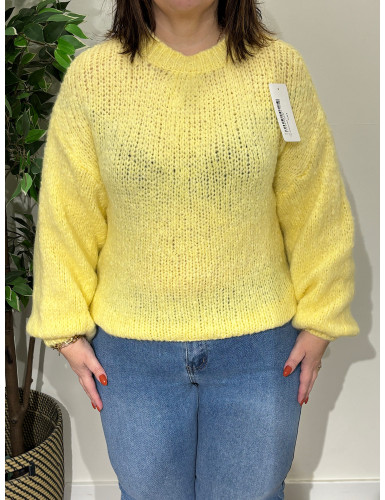 Camisola de malha grossa