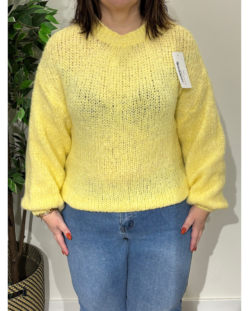 Camisola de malha grossa