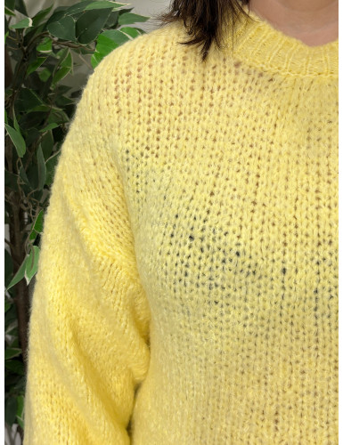 Camisola de malha grossa