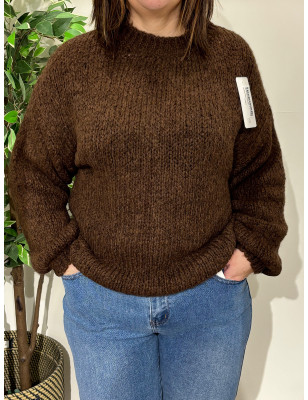 Camisola de malha grossa