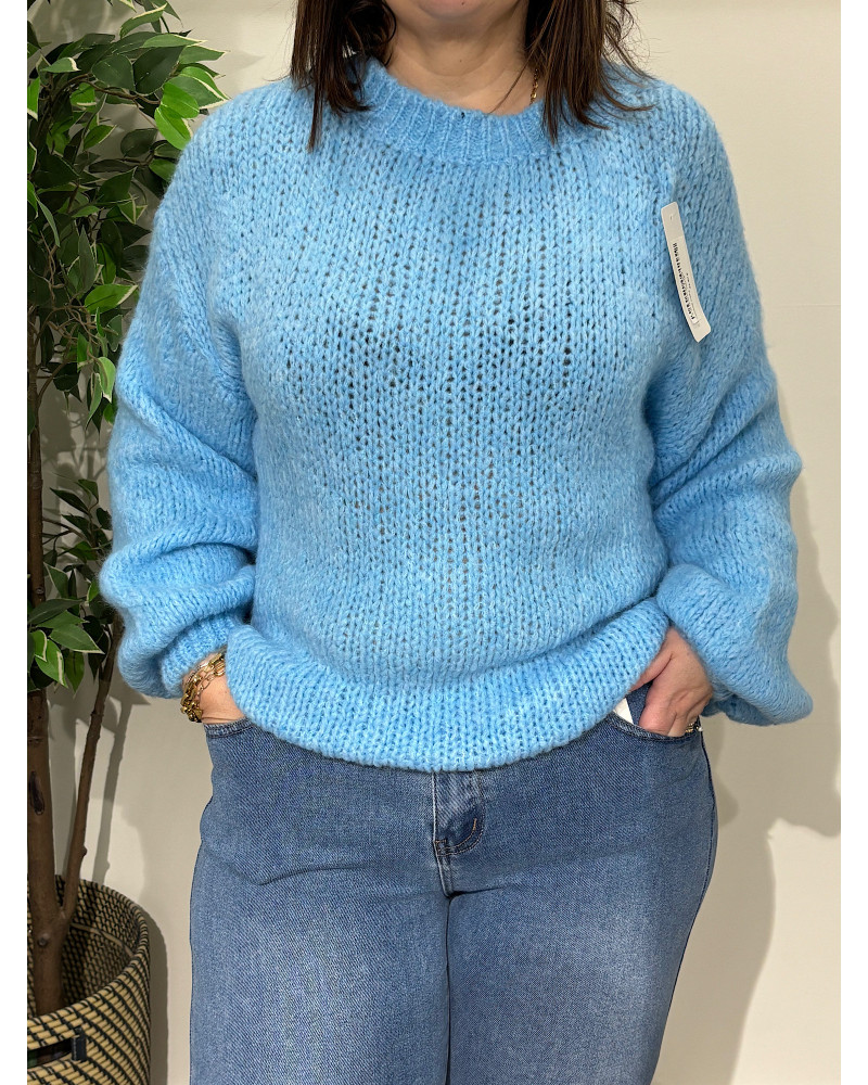 Camisola de malha grossa