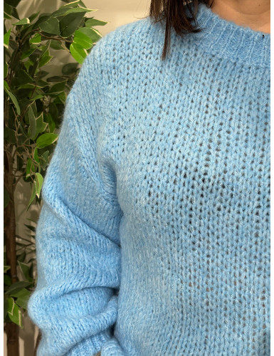 Camisola de malha grossa