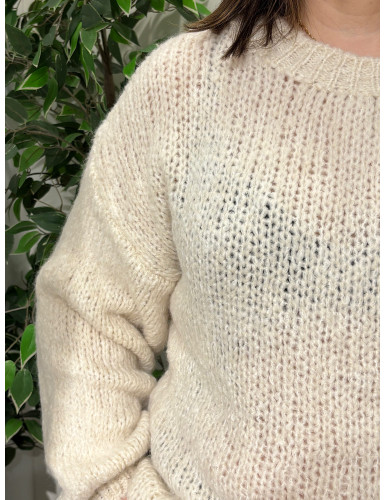 Camisola de malha grossa