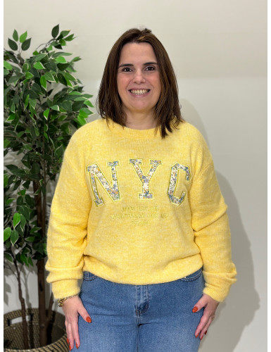 Camisola de malha NYC