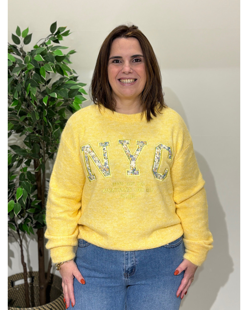 Camisola de malha NYC