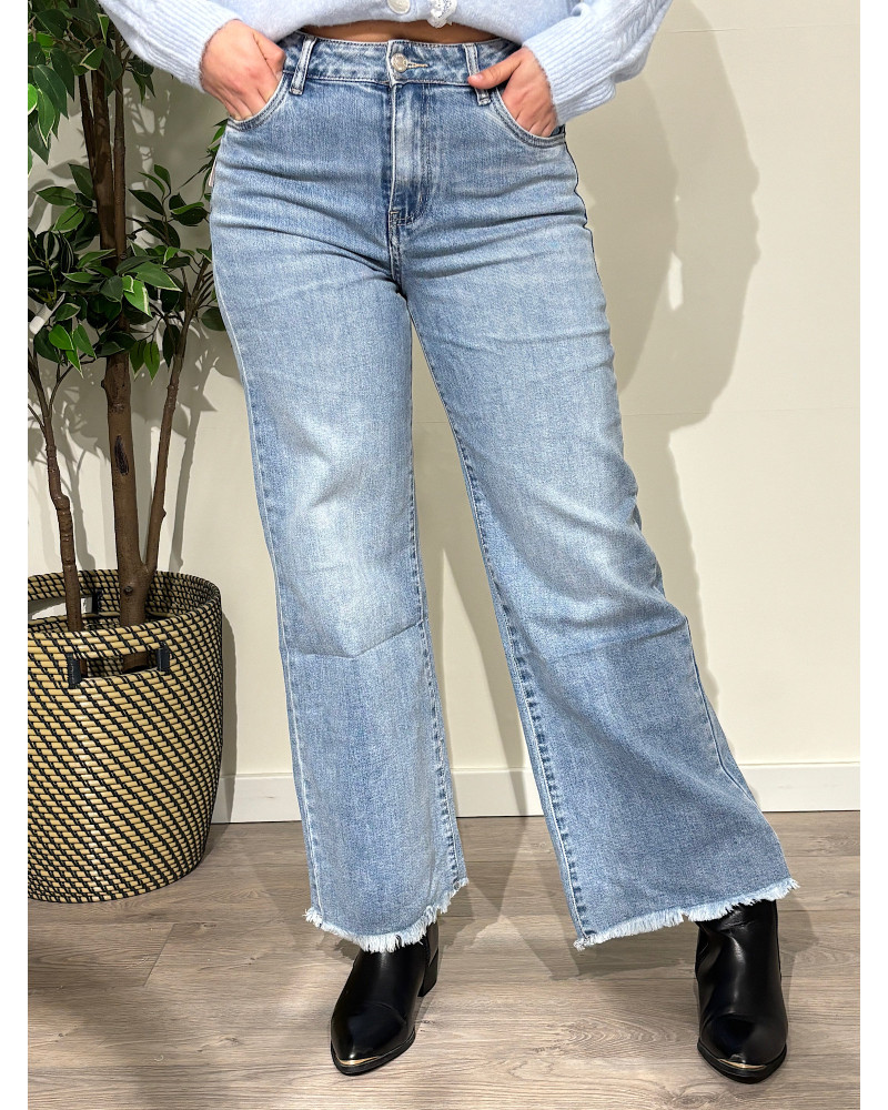 Calças de ganga modelo Wide Leg