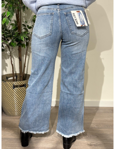 Calças de ganga modelo Wide Leg