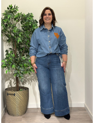 Camisa de ganga Lovena Paris