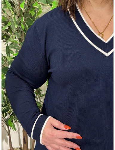 Pulôver simples de malha