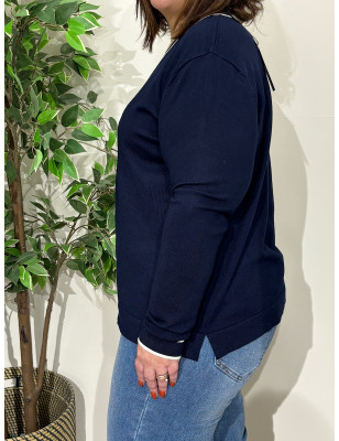 Pulôver simples de malha