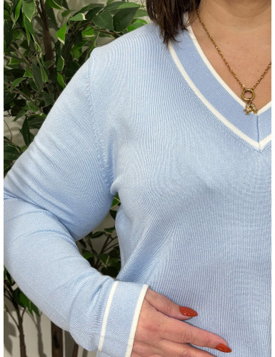 Pulôver simples de malha