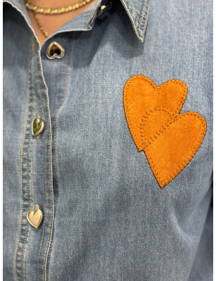 Camisa de ganga Lovena Paris