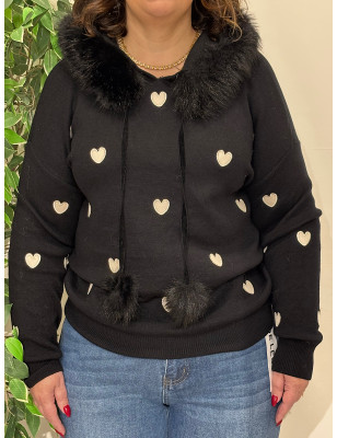 Camisola com capuz Moocci