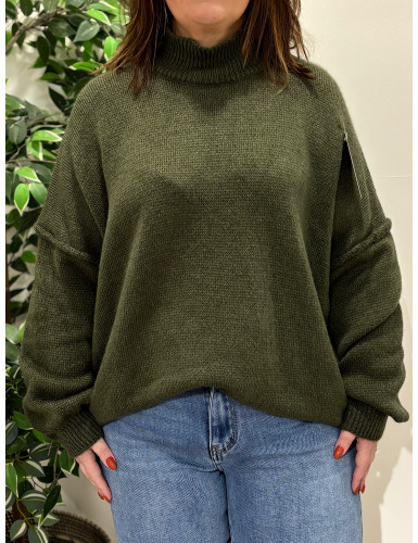 Camisola de malha oversize