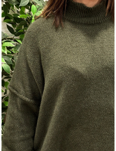 Camisola de malha oversize