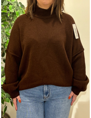 Camisola de malha oversize