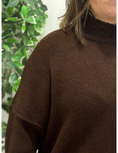 Camisola de malha oversize