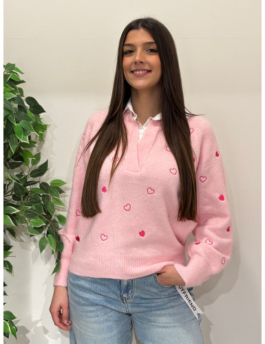 Camisola com camisa Moocci