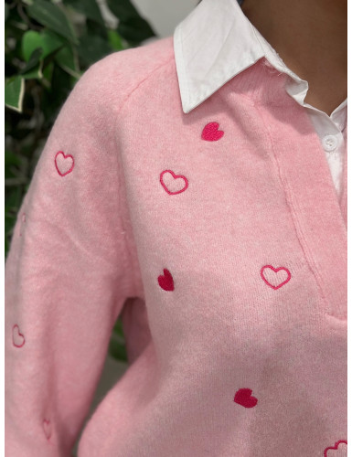 Camisola com camisa Moocci