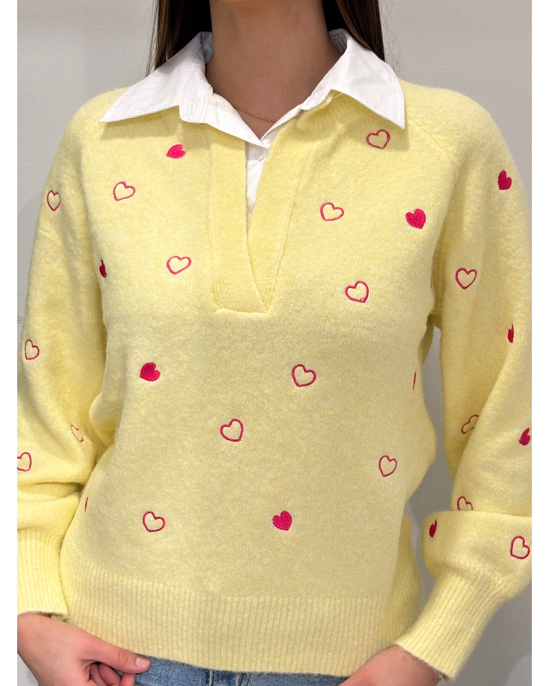 Camisola com camisa Moocci