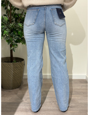 Calças de ganga Wide Leg c/rasgos