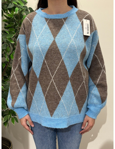 Camisola de losangos