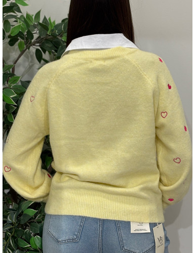 Camisola com camisa Moocci