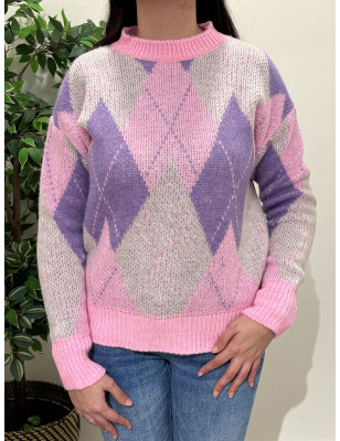 Camisola de losangos