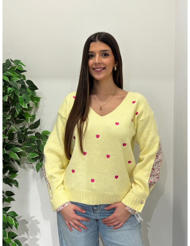 Camisola c/ decote em V Moocci