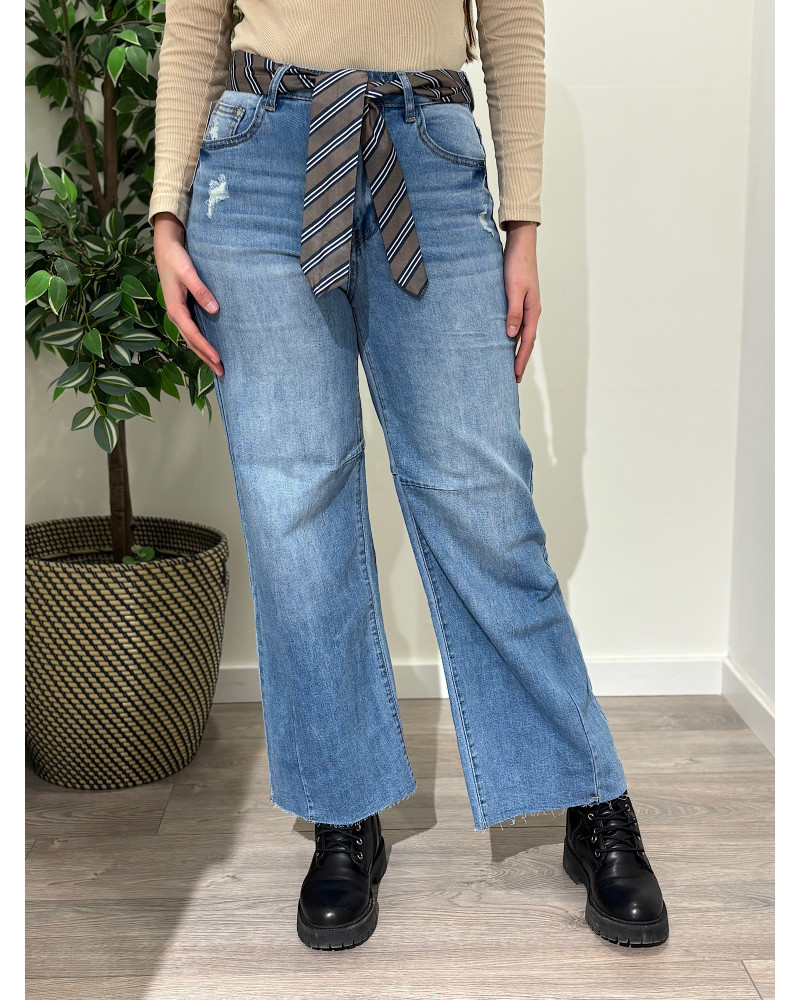 Calças de ganga modelo Flare