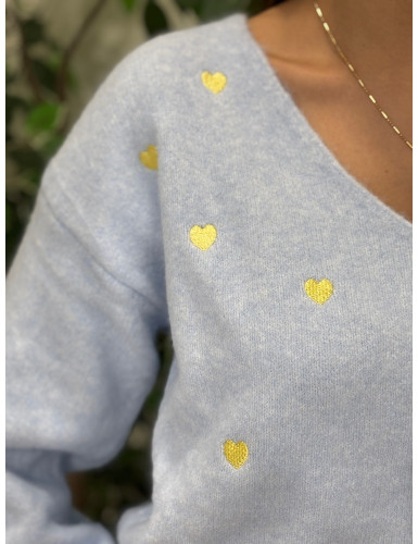 Camisola c/ decote em V Moocci