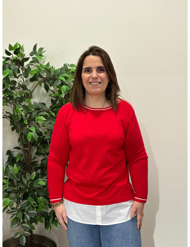 Camisola de malha fina