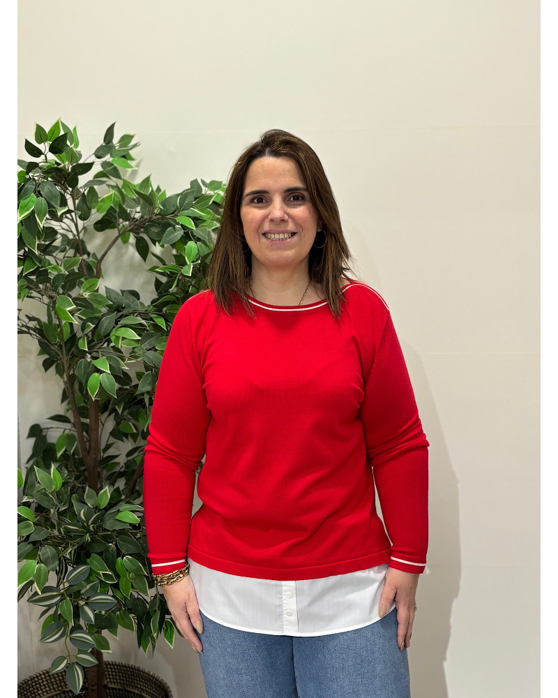 Camisola de malha fina