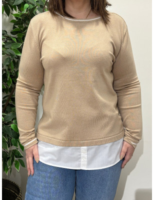 Camisola de malha fina