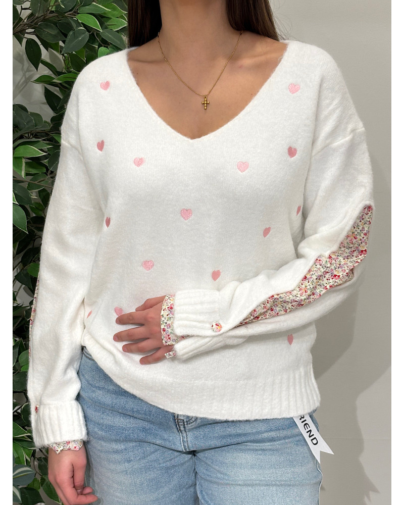 Camisola c/ decote em V Moocci