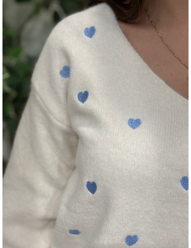 Camisola c/ decote em V Moocci