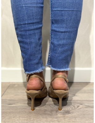 Sapatos Abertos Atrás