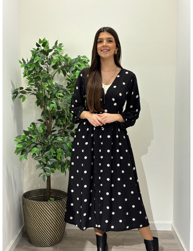 Vestido ás Bolinhas