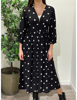 Vestido ás Bolinhas