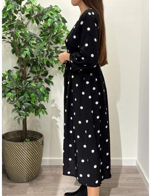 Vestido ás Bolinhas