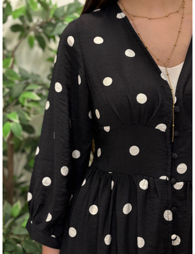 Vestido ás Bolinhas