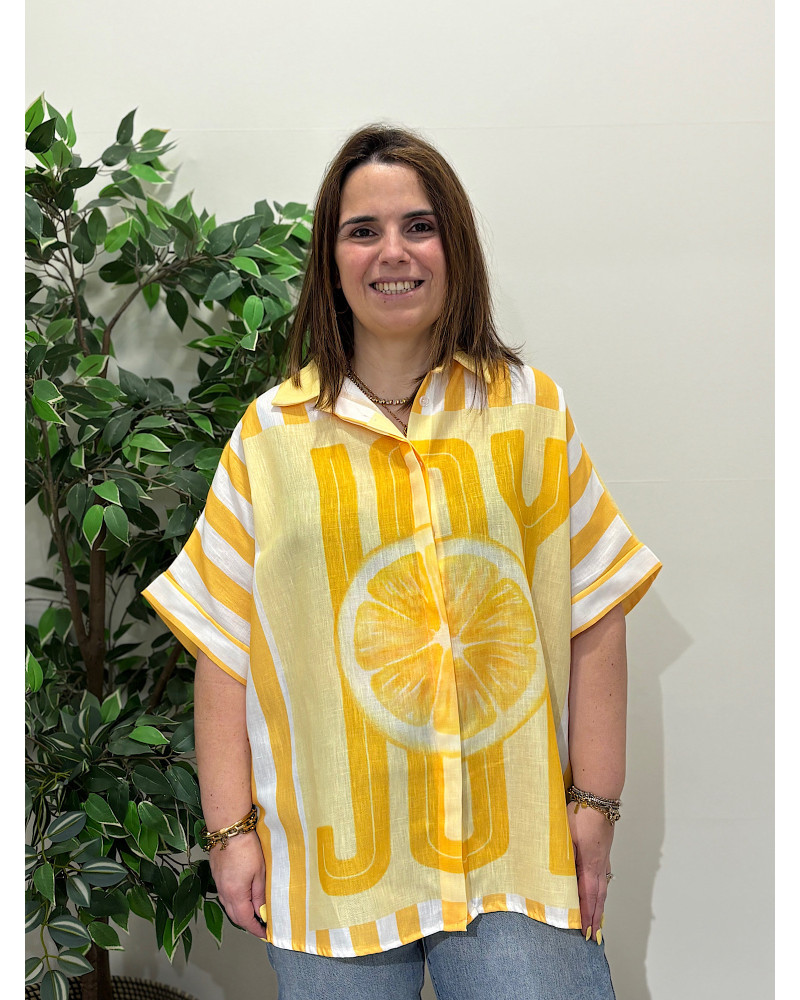 Camisa Estampada Oversize