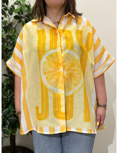 Camisa Estampada Oversize