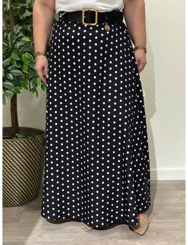 Saia Evasé c/ Bolinhas