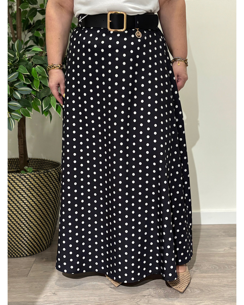 Saia Evasé c/ Bolinhas