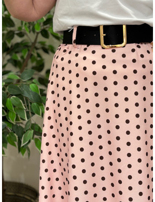 Saia Evasé c/ Bolinhas