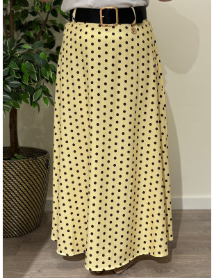 Saia Evasé c/ Bolinhas