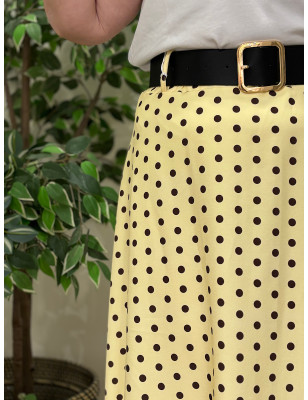 Saia Evasé c/ Bolinhas